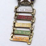 USAヴィンテージキリスト教日曜学校階級ブローチBETHEL・6th YEARバッジ｜サンデースクール・十字架ピンバッジ