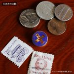 USAヴィンテージYOUR KINGDOM COME SCJブローチ｜エナメルピンバッジ