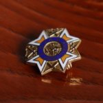 ヴィンテージUSミリタリーAUXILIARY VFW徽章ブローチ｜退役軍人復員兵協会ピンバッジ