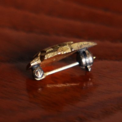 画像2: USAヴィンテージクリスチャンブローチ聖釘の十字架｜キリスト教ピンバッジ