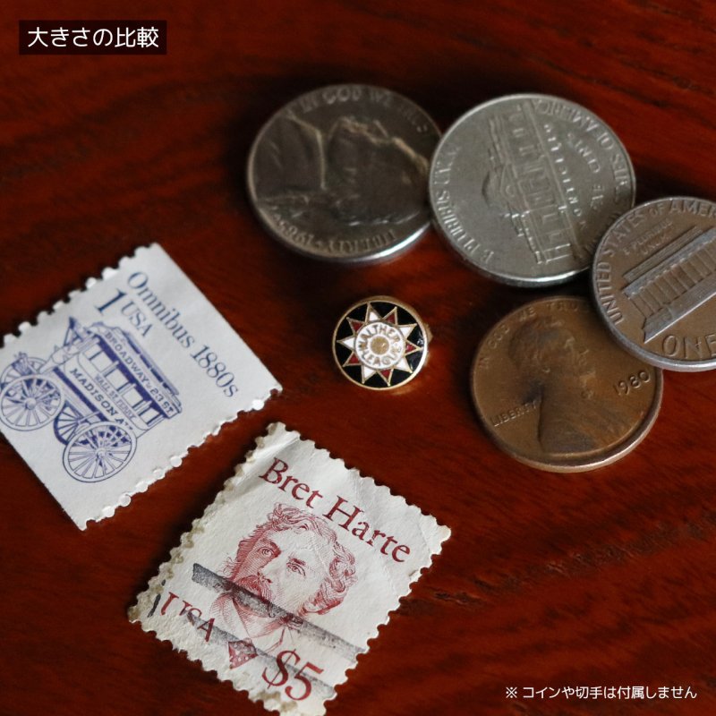 USAヴィンテージクリスチャンエナメルブローチWALTHER LEAGUE｜ルーテル教会派徽章ピンバッジ