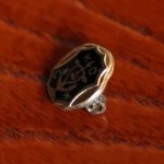 USAヴィンテージ友愛団体K.D.C.W.徽章ブローチ小｜ピンバッジ