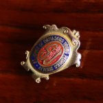 USAヴィンテージキリスト教徽章ブローチ｜ST.JOHNS OF DAMASCUSピンバッジ