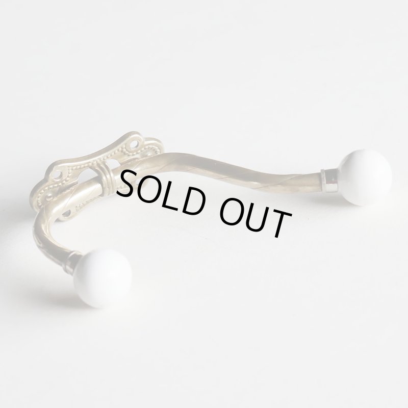 アンティーク真鍮・陶器建具金物｜ブラスコートフック・壁掛けダブルウォールフック