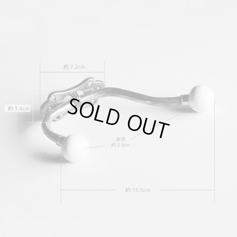 アンティーク真鍮・陶器建具金物｜ブラスコートフック・壁掛けダブルウォールフック