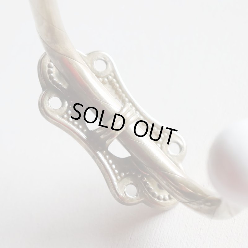 アンティーク真鍮・陶器建具金物｜ブラスコートフック・壁掛けダブルウォールフック