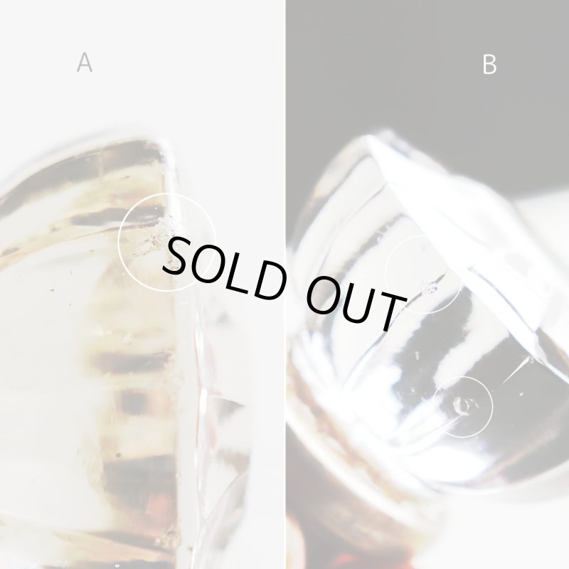 アンティークガラスドアノブ硝子真鍮座金ドアハンドル・Antique glass door knob