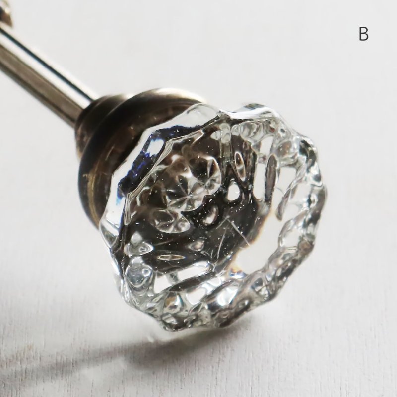 画像17: アンティークガラス製ドアノブB|USAヴィンテージ硝子ノブ真鍮座金ドアハンドル取手 (17)