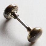 USA米国アンティークブラスドアノブ真鍮製取手ドアハンドル・Antique brass door knob