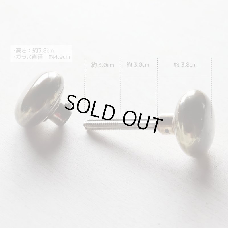 USA米国アンティークブラスドアノブ真鍮製取手ドアハンドル・Antique brass door knob