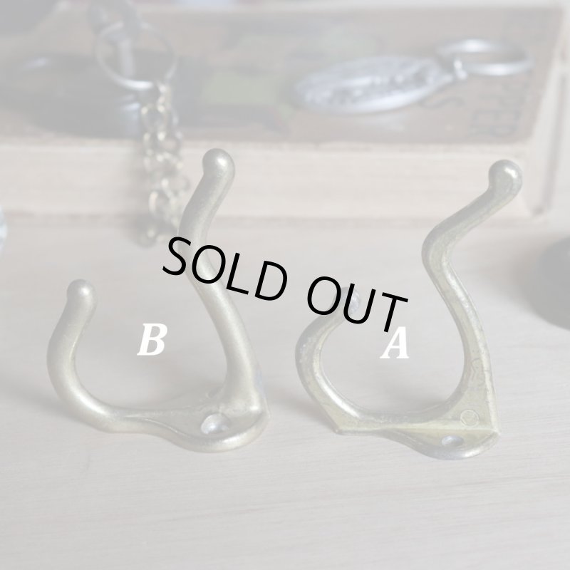 コートフック・ダブルフック|アンティークハードウェア建築金物