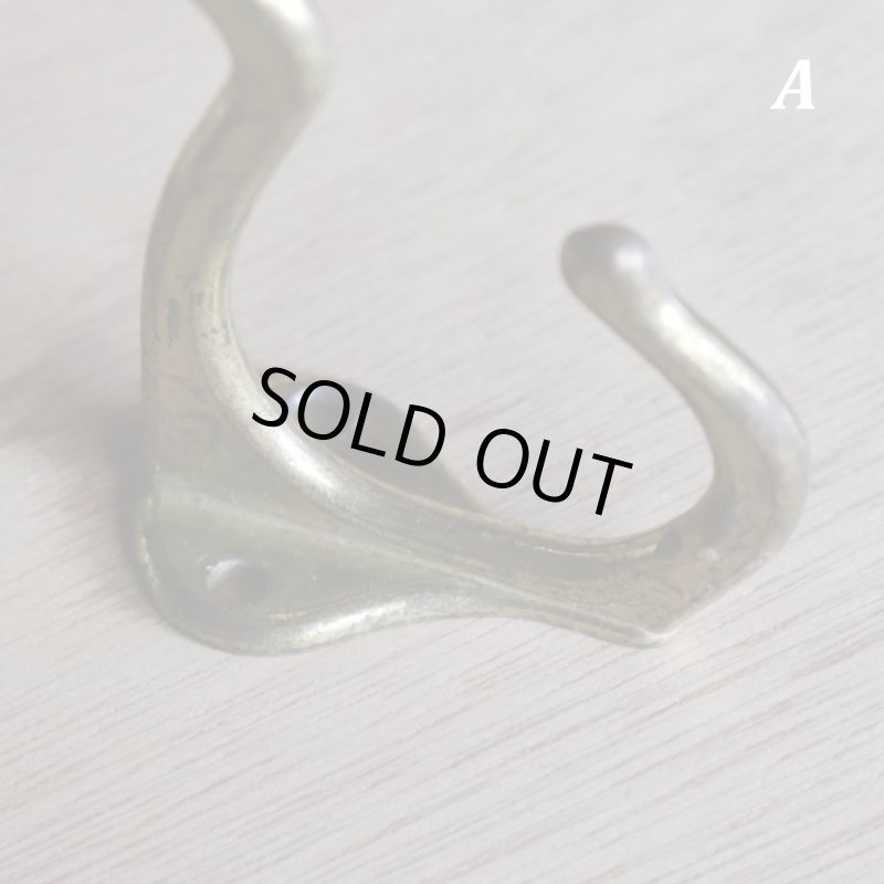 コートフック・ダブルフック|アンティークハードウェア建築金物