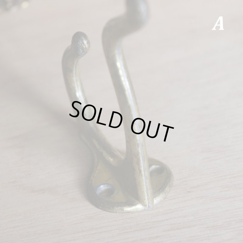 コートフック・ダブルフック|アンティークハードウェア建築金物