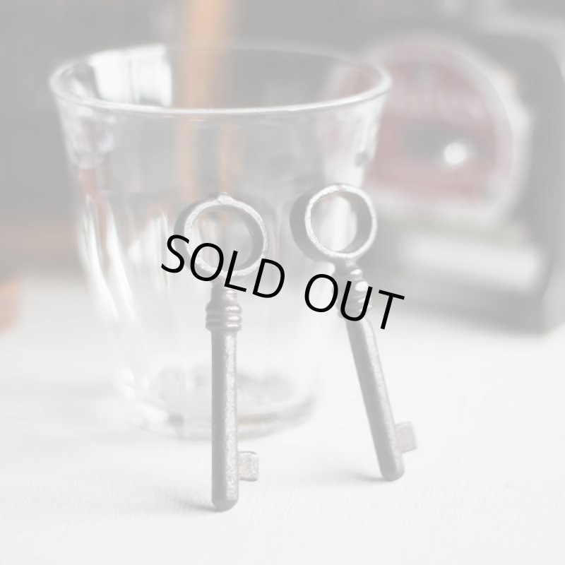 画像2: USAヴィンテージ鍵2本セット60mm｜古いアンティークキー・アンティーク鍵・カギ (2)