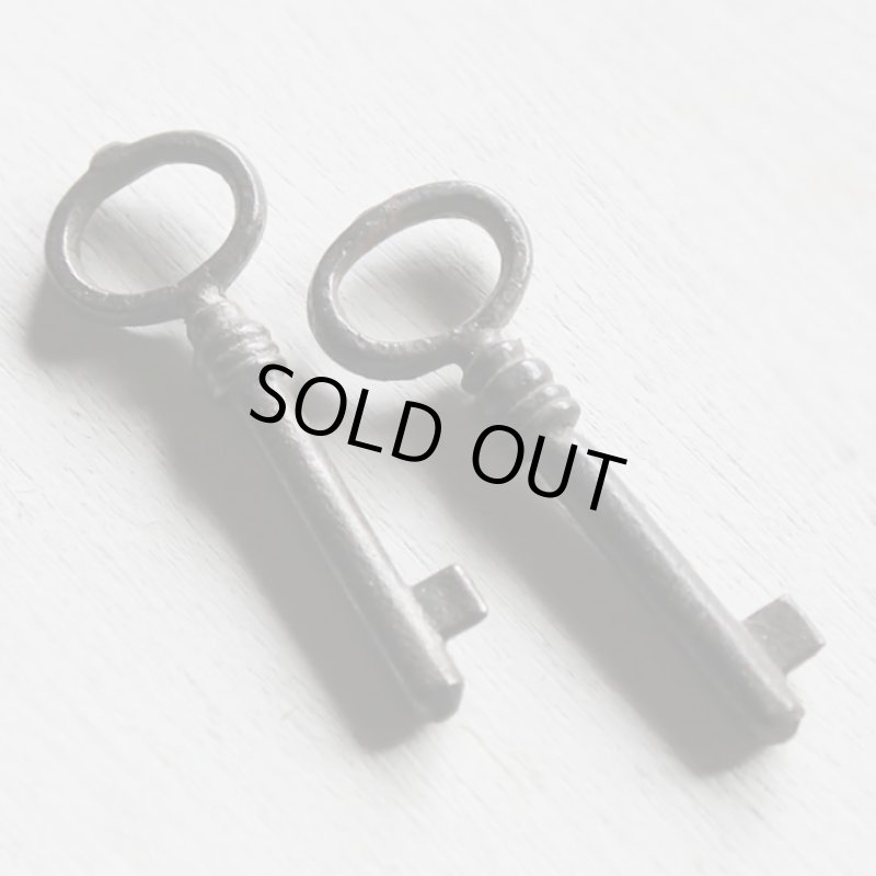 画像3: USAヴィンテージ鍵2本セット60mm｜古いアンティークキー・アンティーク鍵・カギ (3)