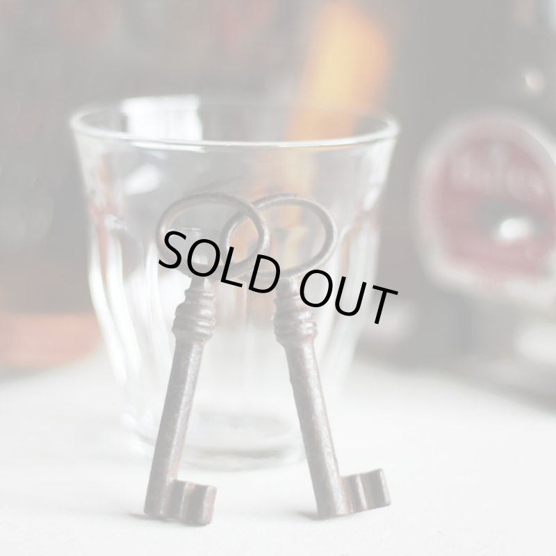 画像2: USAヴィンテージ鍵2本セット65mm｜古いアンティークキー・アンティーク鍵・カギ (2)