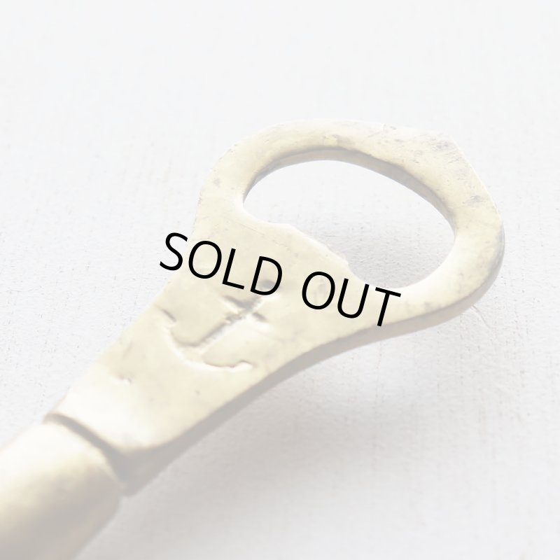 斧・錨のブラス真鍮ボトルオープナー栓抜き｜アンティークキッチン雑貨