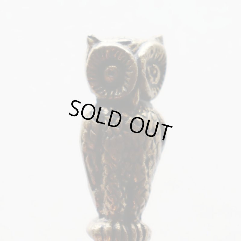 真鍮製フクロウボトルオープナー栓抜き｜アンティークキッチン雑貨