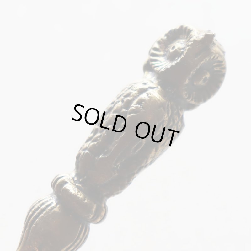 真鍮製フクロウボトルオープナー栓抜き｜アンティークキッチン雑貨