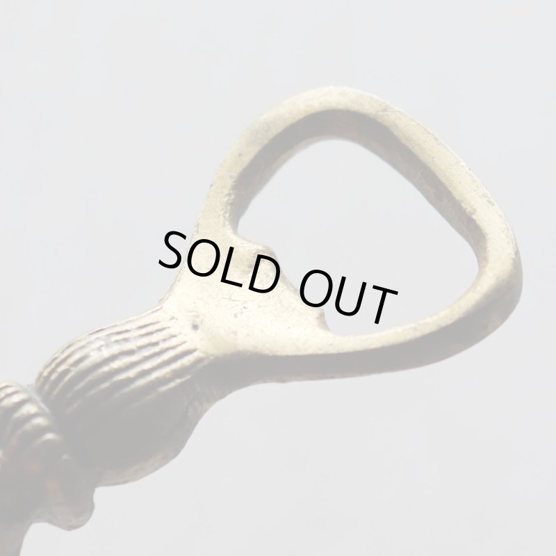 真鍮製フクロウボトルオープナー栓抜き｜アンティークキッチン雑貨