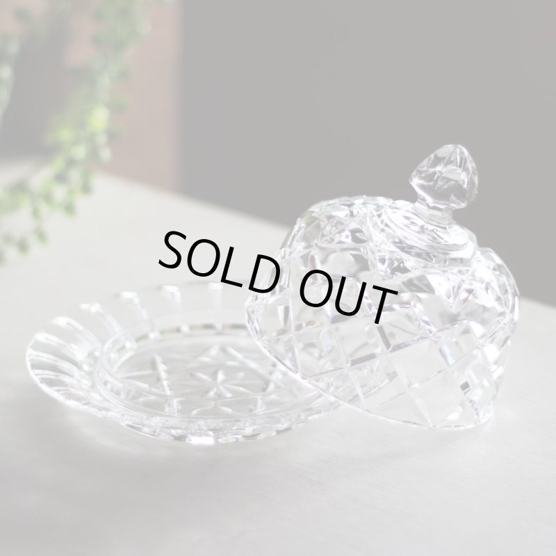 アンティークキッチン雑貨｜ガラス製チーズドーム・バターディッシュ・ケーキドーム