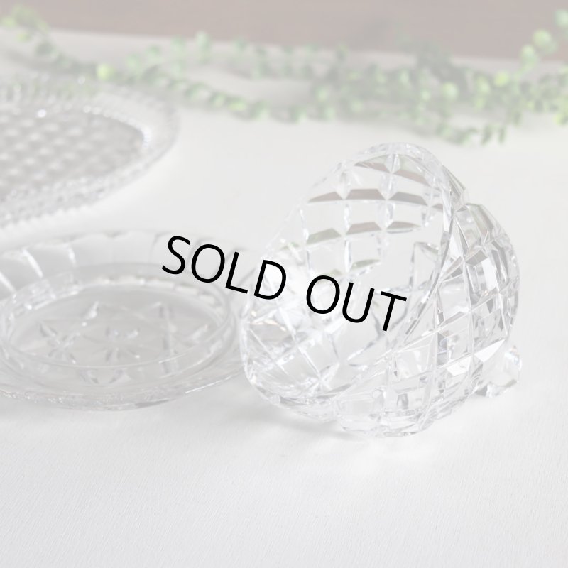 アンティークキッチン雑貨｜ガラス製チーズドーム・バターディッシュ・ケーキドーム