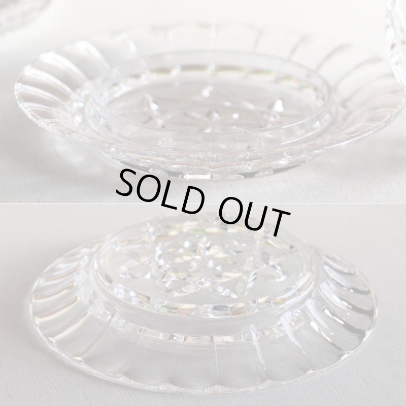 アンティークキッチン雑貨｜ガラス製チーズドーム・バターディッシュ・ケーキドーム