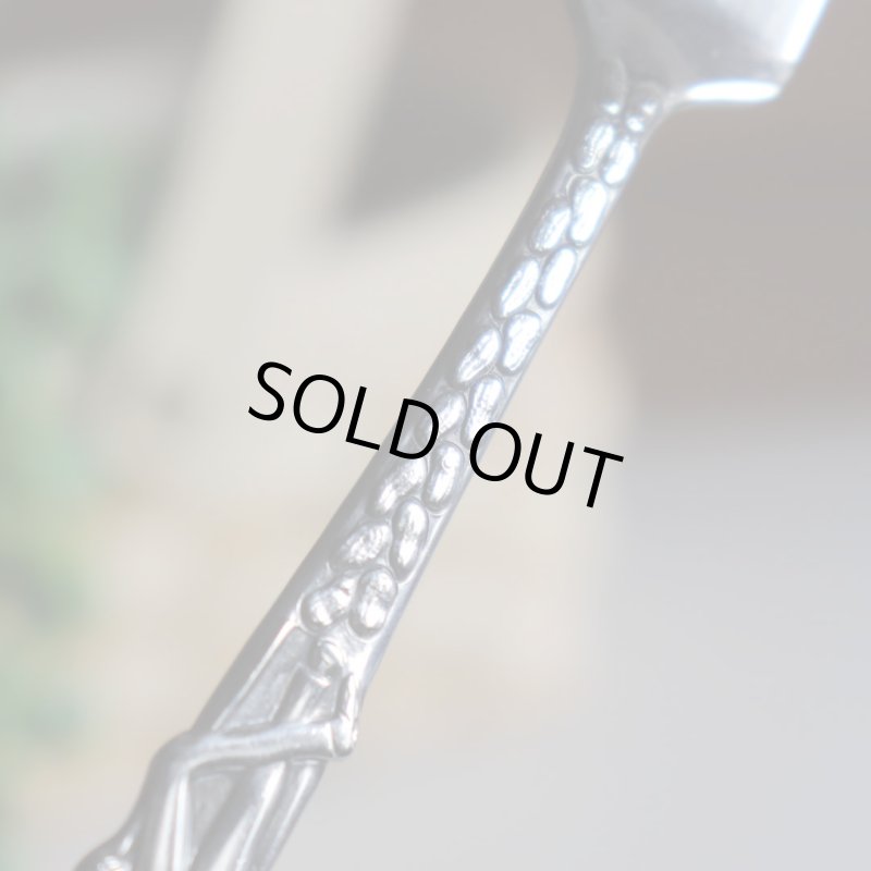 USAヴィンテージ1940年代ミスターピーナッツシルバープレートフォーク｜Mr. Peanut silver plate fork