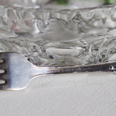 画像3: USAヴィンテージ1940年代ミスターピーナッツシルバープレートフォーク｜Mr. Peanut silver plate fork