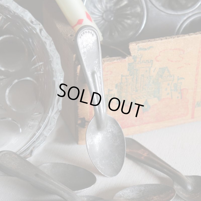 USAヴィンテージブリキのアイスクリームスプーン｜アンティークキッチン雑貨vintage tin Ice cream spoon