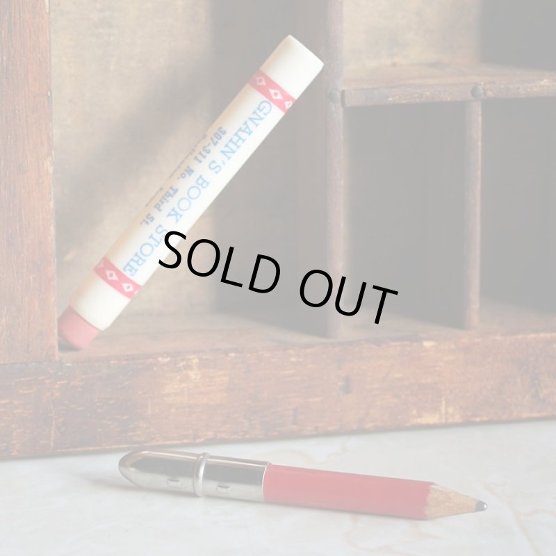 画像4: USAアメリカヴィンテージバレットペンシル｜弾丸型アドバタイジング鉛筆GNAHN'S BOOK STORE (4)