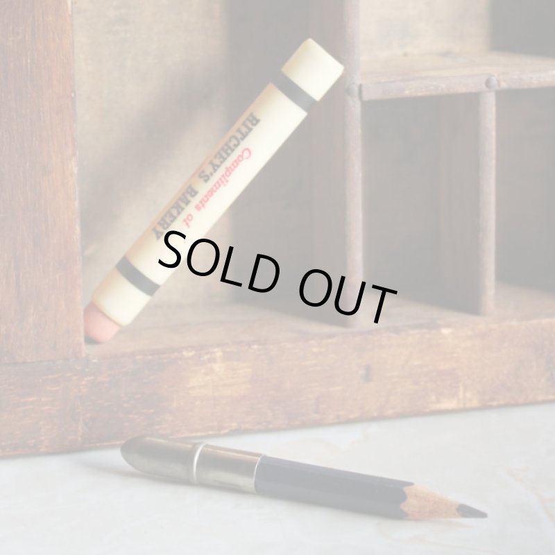 画像6: USAアメリカヴィンテージバレットペンシル｜弾丸型アドバタイジング鉛筆RITCHEY'S BAKERY (6)