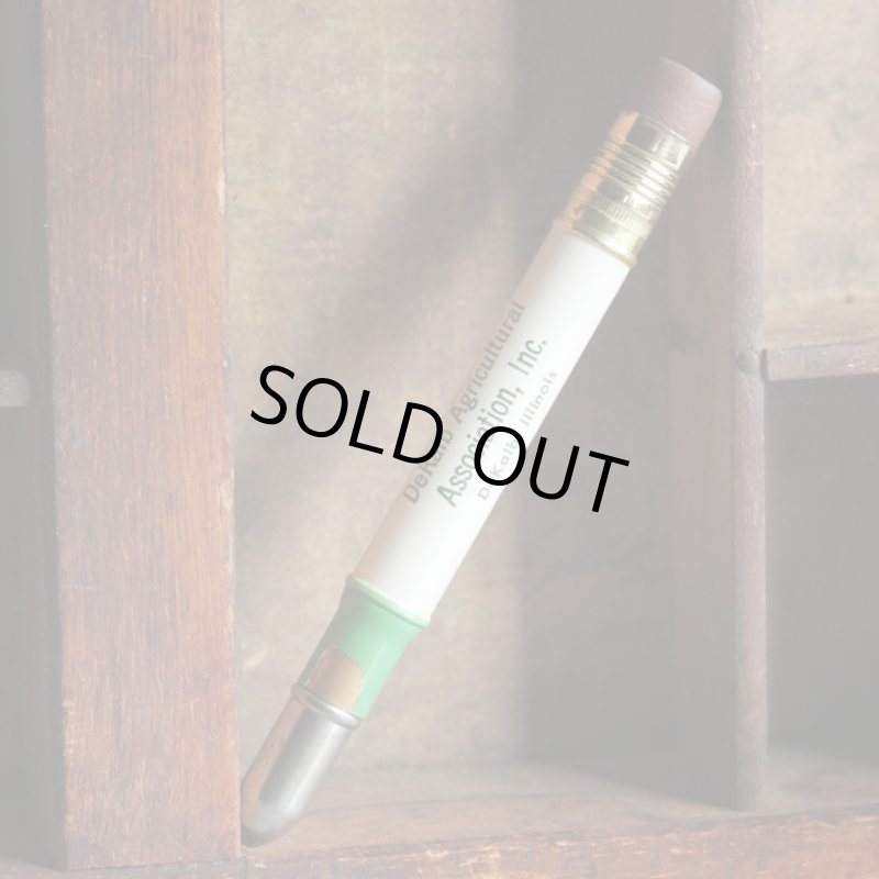 画像3: USAアメリカヴィンテージバレットペンシル｜弾丸型アドバタイジング鉛筆BABY CHIX SEED CORN・Dekalb Agricultural Association (3)