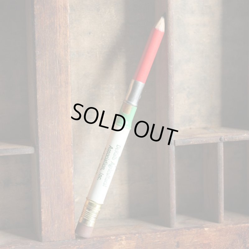 画像5: USAアメリカヴィンテージバレットペンシル｜弾丸型アドバタイジング鉛筆BABY CHIX SEED CORN・Dekalb Agricultural Association (5)