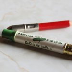 画像6: USAアメリカヴィンテージバレットペンシル｜弾丸型アドバタイジング鉛筆BABY CHIX SEED CORN・Dekalb Agricultural Association (6)
