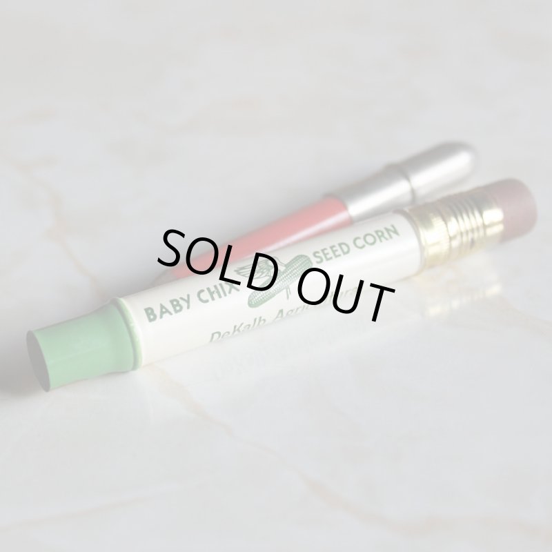 画像7: USAアメリカヴィンテージバレットペンシル｜弾丸型アドバタイジング鉛筆BABY CHIX SEED CORN・Dekalb Agricultural Association (7)