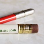 画像8: USAアメリカヴィンテージバレットペンシル｜弾丸型アドバタイジング鉛筆BABY CHIX SEED CORN・Dekalb Agricultural Association (8)