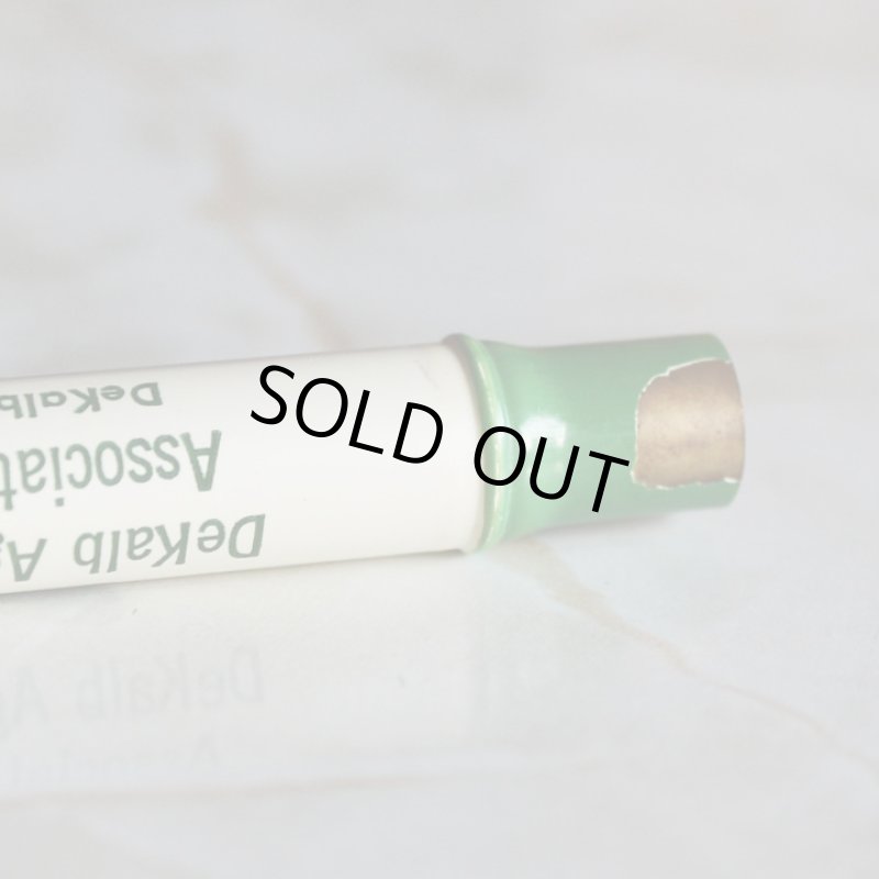 画像9: USAアメリカヴィンテージバレットペンシル｜弾丸型アドバタイジング鉛筆BABY CHIX SEED CORN・Dekalb Agricultural Association (9)