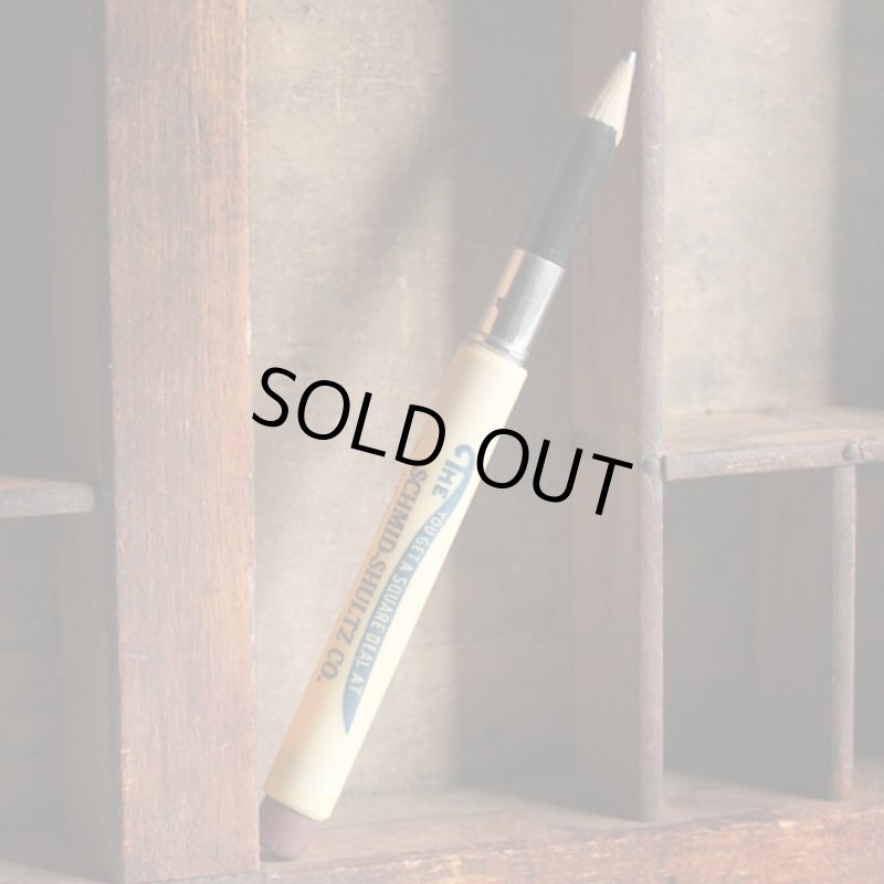 画像4: USAアメリカヴィンテージバレットペンシル|弾丸型アドバタイジング鉛筆SCHMID-SHULTZ CO. (4)