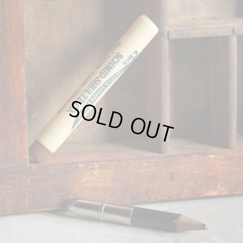 画像5: USAアメリカヴィンテージバレットペンシル|弾丸型アドバタイジング鉛筆SCHMID-SHULTZ CO. (5)