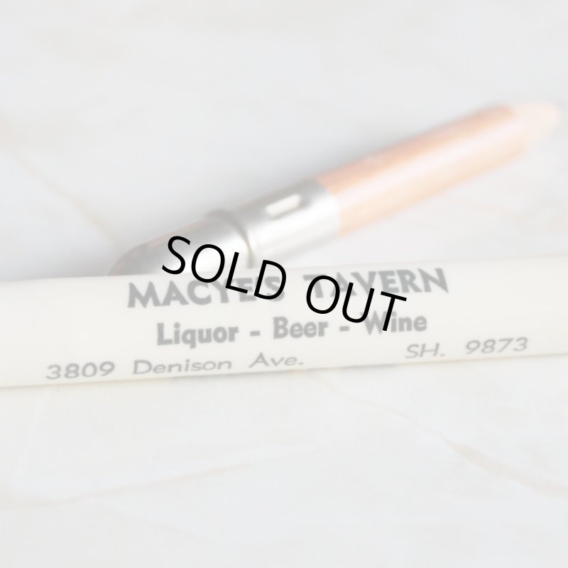 画像6: USAアメリカヴィンテージバレットペンシル｜弾丸型アドバタイジング鉛筆 MACYE'S TAVERN・Liquor Beer Wine (6)