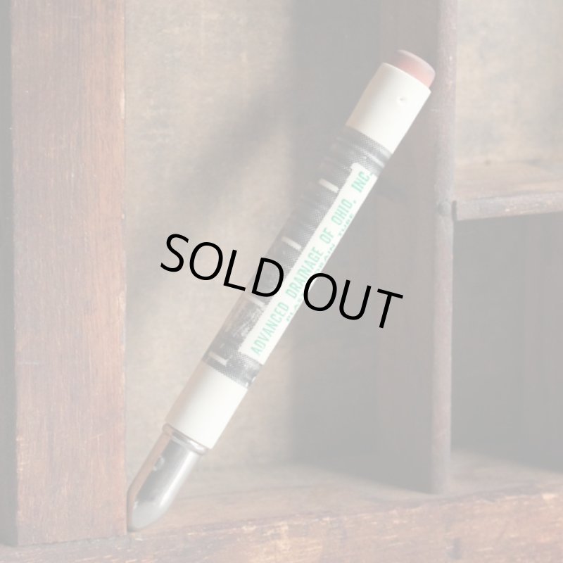 画像4: USAアメリカヴィンテージバレットペンシル｜弾丸型アドバタイジング鉛筆 ADVANCED DRAINAGE OF OHIO (4)