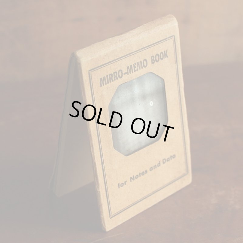画像6: USAアメリカヴィンテージミラーノートブックMIRRO-MEMO BOOK騙し絵&鏡付メモ帳｜アンティーク珍品 (6)