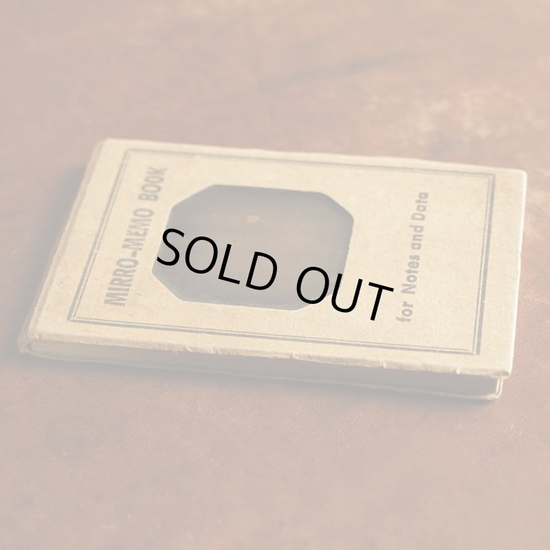 画像7: USAアメリカヴィンテージミラーノートブックMIRRO-MEMO BOOK騙し絵&鏡付メモ帳｜アンティーク珍品 (7)