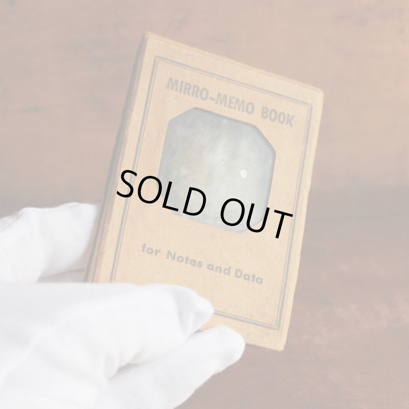 画像12: USAアメリカヴィンテージミラーノートブックMIRRO-MEMO BOOK騙し絵&鏡付メモ帳｜アンティーク珍品 (12)