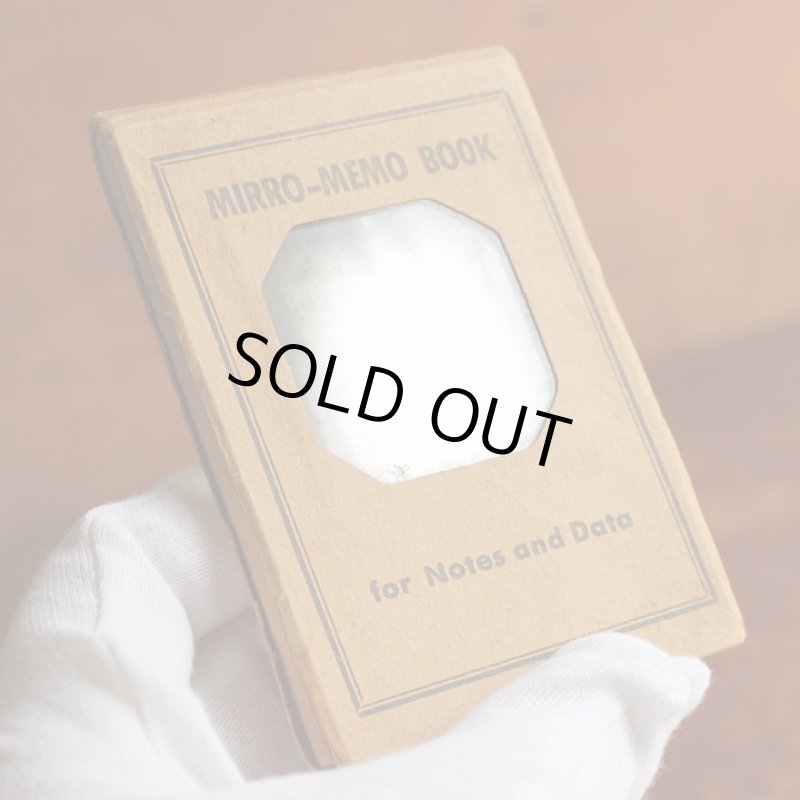 画像13: USAアメリカヴィンテージミラーノートブックMIRRO-MEMO BOOK騙し絵&鏡付メモ帳｜アンティーク珍品 (13)