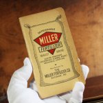 画像10: USAヴィンテージ紙ものメモ帳1930年代2冊組｜カレンダー付ノートブックMILLER FERTILIZER (10)