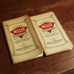 画像2: USAヴィンテージ紙ものメモ帳1930年代2冊組｜カレンダー付ノートブックMILLER FERTILIZER (2)