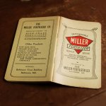 画像11: USAヴィンテージ紙ものメモ帳1930年代2冊組｜カレンダー付ノートブックMILLER FERTILIZER (11)