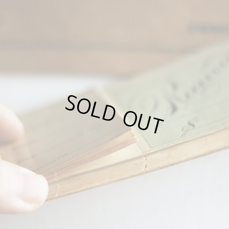 画像7: USAアンティーク紙もの領収書ブックレット1900年代｜standard receipts book (7)